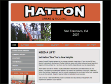Tablet Screenshot of hattons.com